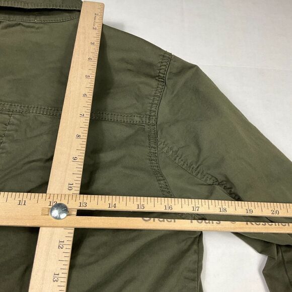 Marrakech Womens Anorak Jacket Green Zip Up Casual Soft Shell Utility Pockets XS - Picture 9 of 11